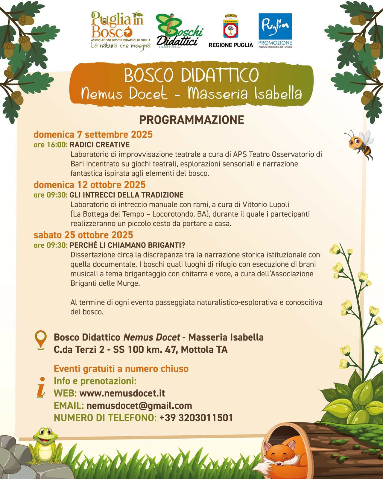 Bosco didattico – Nemus Docet