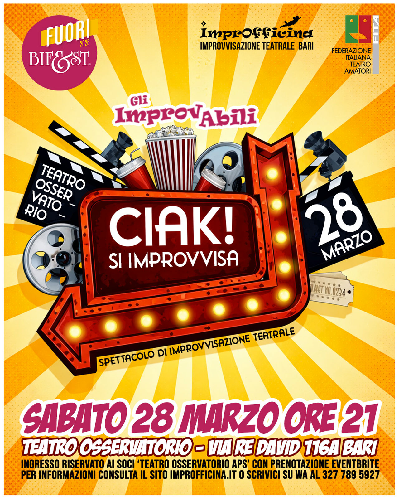 Ciak! Si improvvisa